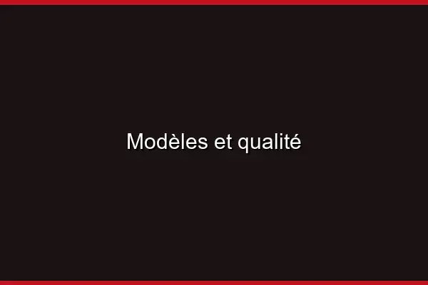 Modèles et qualité