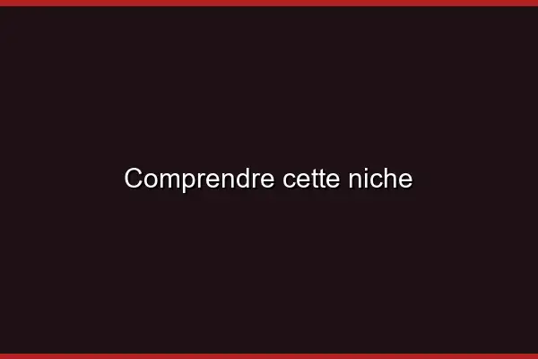 Comprendre cette niche